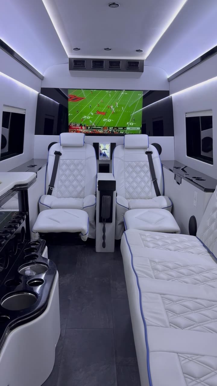 Interior tour of the luxury Sprinter cabin